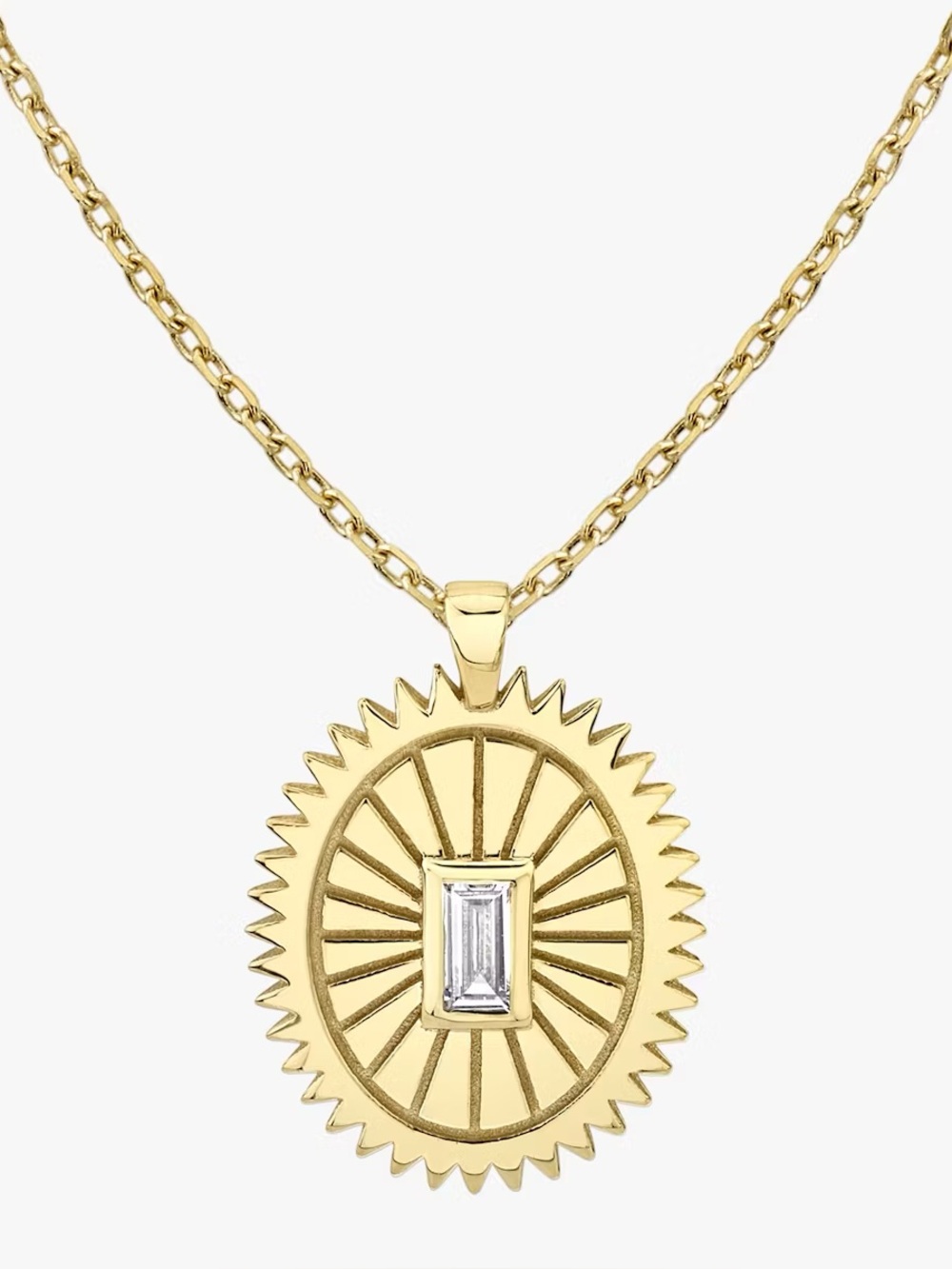 Vrai 14k Yellow Gold Inner Spirit Medallion Necklace